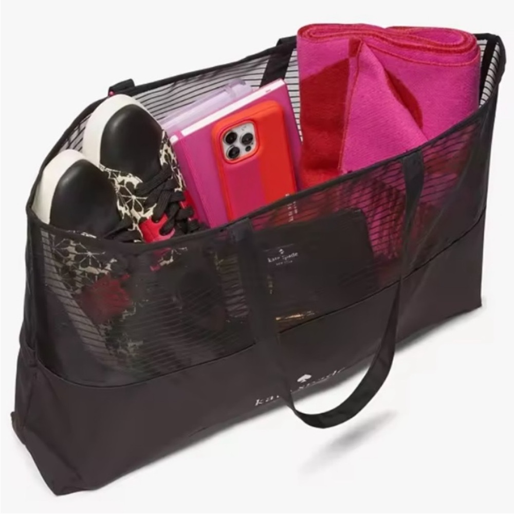 NWT Kate Spade Black Tote Bag - Picture 2 of 5